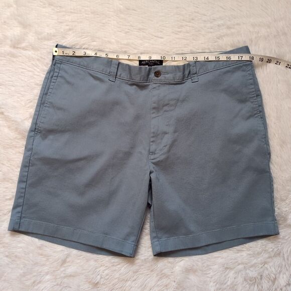 J.Crew Mercantile Flex Chino Shorts Flat Front Chambray Preppy Men's 36 x 7" - Picture 4 of 11